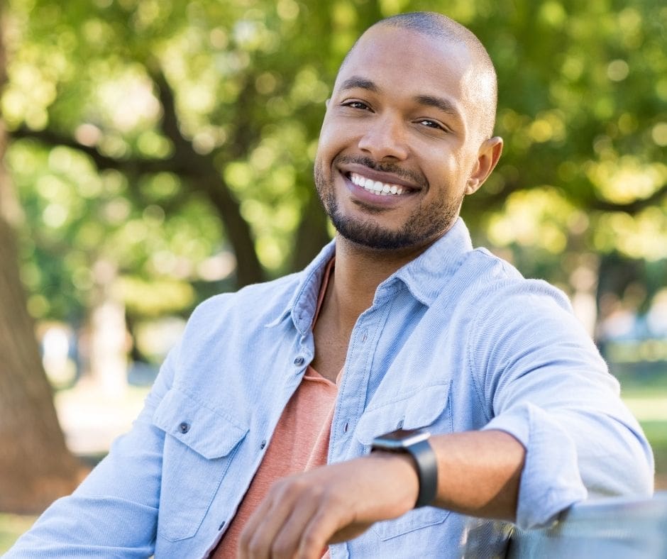 oral care | man smiling 